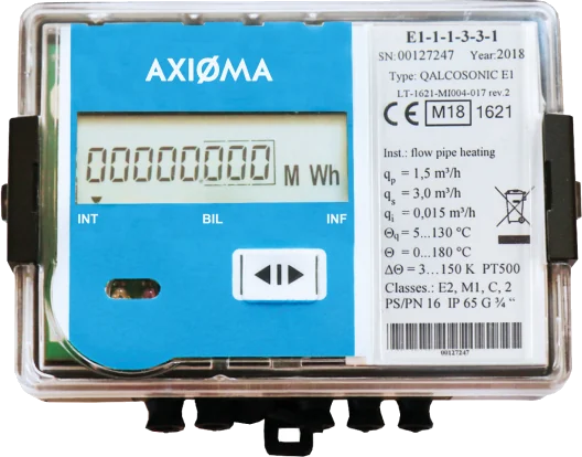 Axioma Qalcosonic E1 ultrazvučni kalorimetar